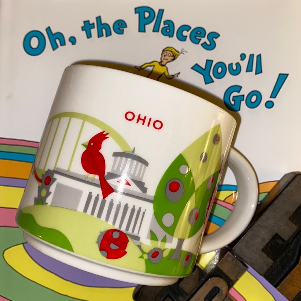 🆕☕️🧜‍♀️STARBUCKS ‘YOU ARE HERE’ Coffee Mug - OHIO